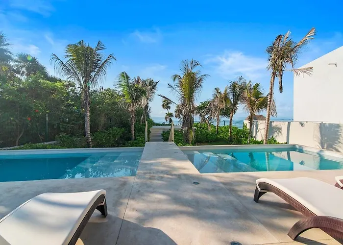 Escape Access 7 Pools With Ocean View Club Apartment Akumal